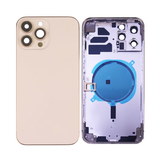 Tapa Trasera+Frame Apple iPhone 12 Pro Max Dorado